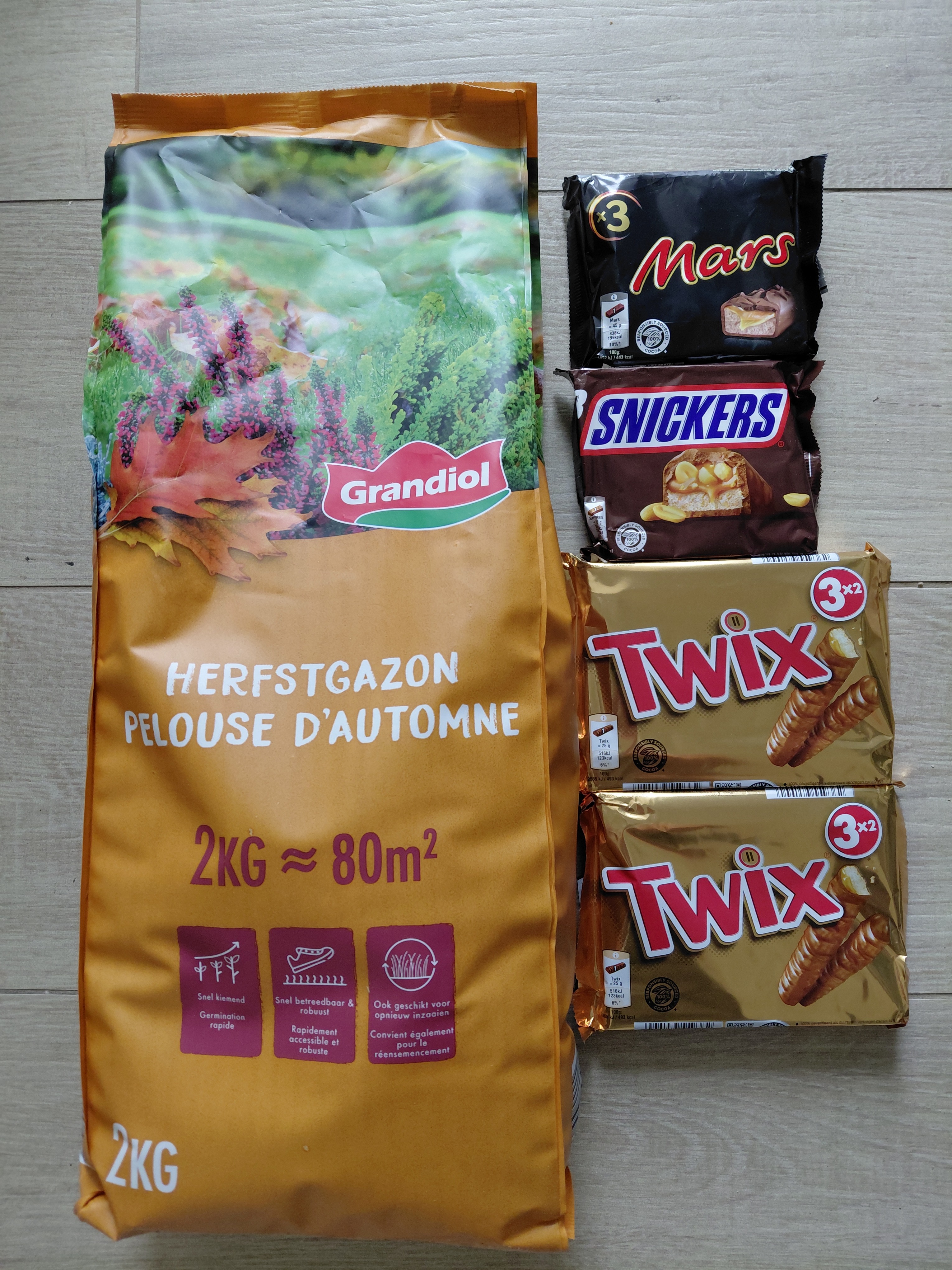 Snickers, Mars en Twix 1+1 gratis bij Lidl