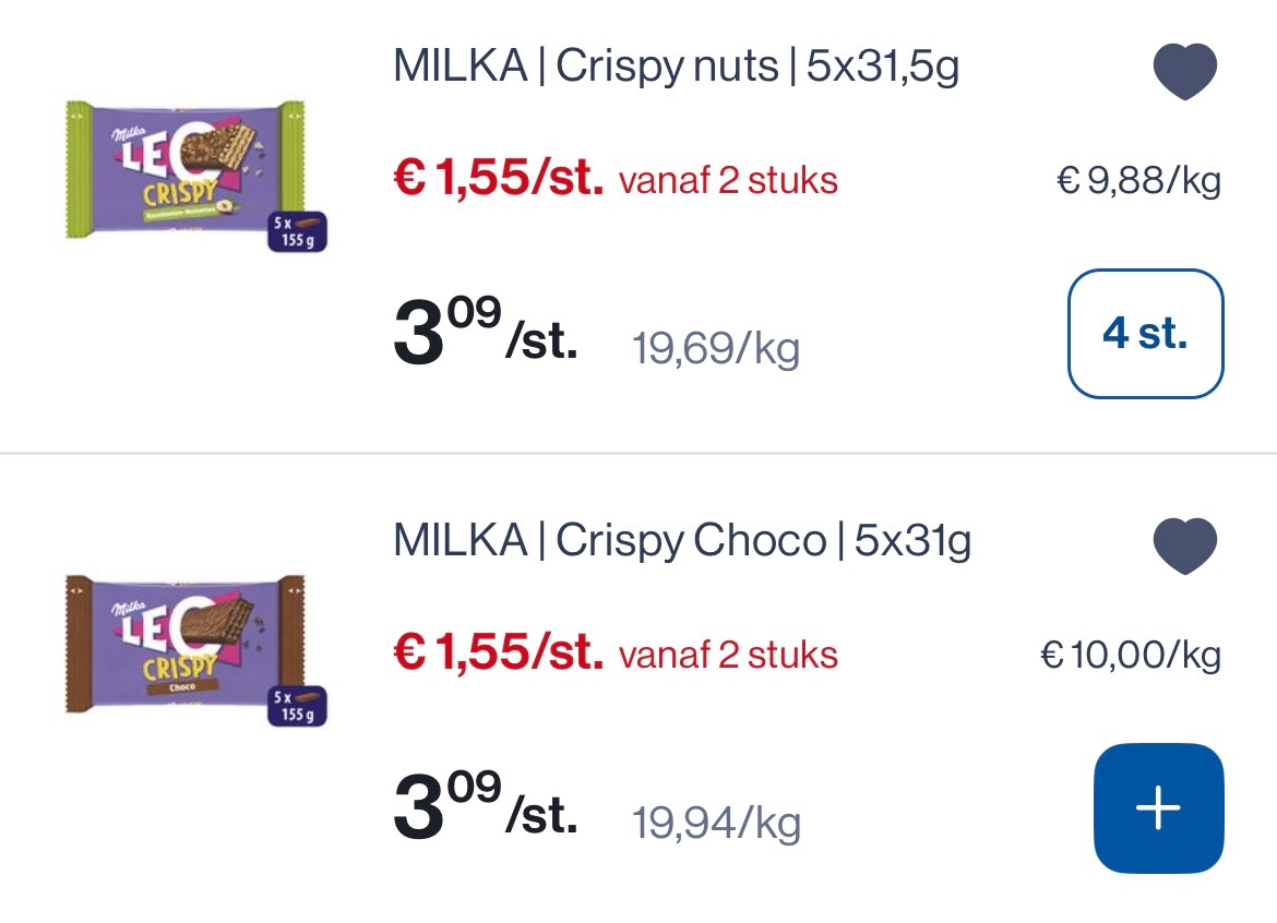Milka Leo crispy -50%