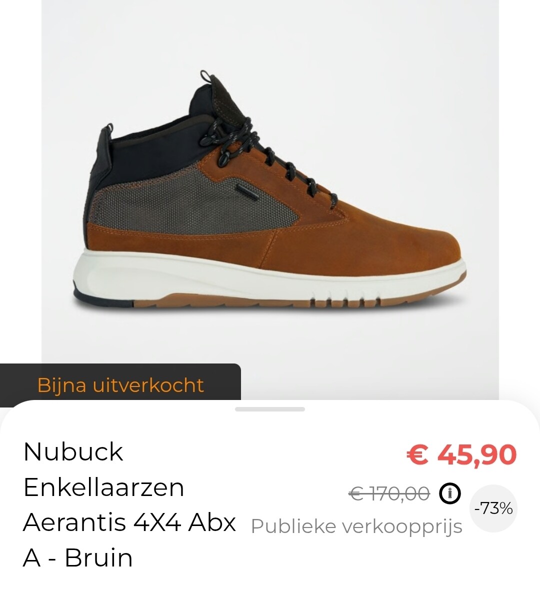 TOPDEAL! Geox schoenen voor het hele gezin tot -79%