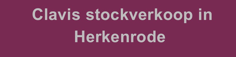 Clavis stockverkoop in Herkenrode