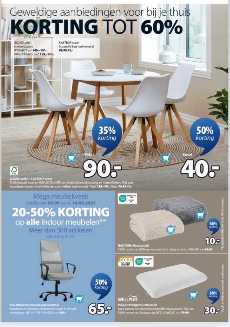 Jysk indoor korting