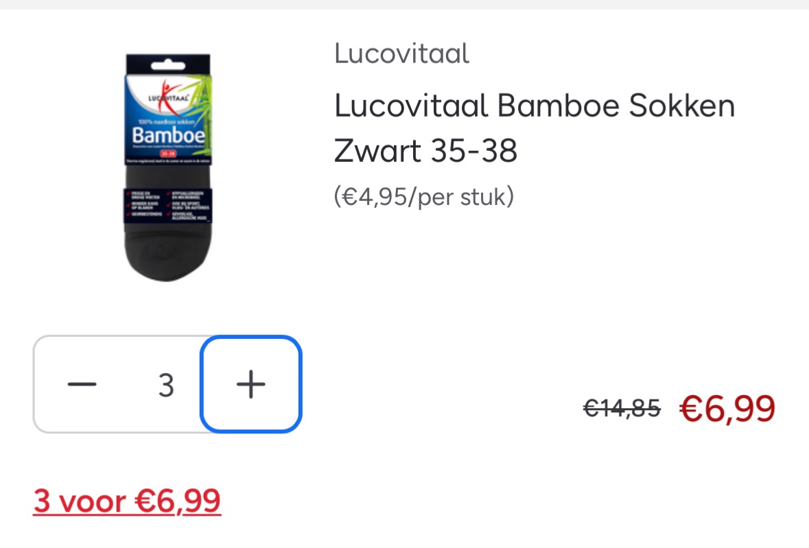 Lucovitaal Bamboe Sokken