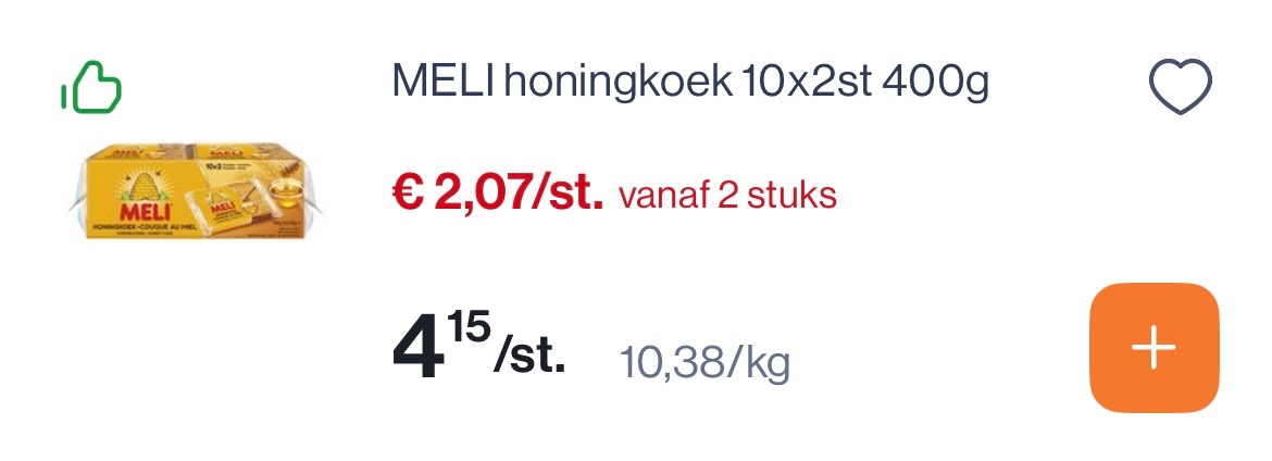 Meli honing producten -50%