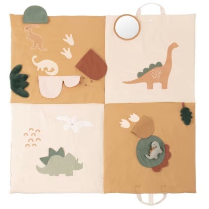 Babyspeelmat met dinosaurussen