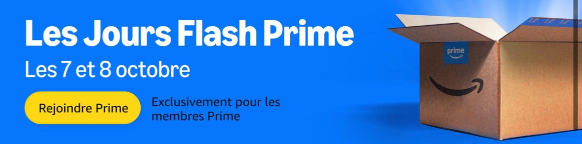 Les Jours Flash Prime Amazon 😎 7 et 8 octobre