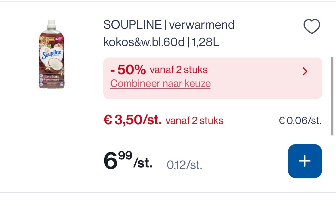 Soupline producten met mooie promo bij Collect en go