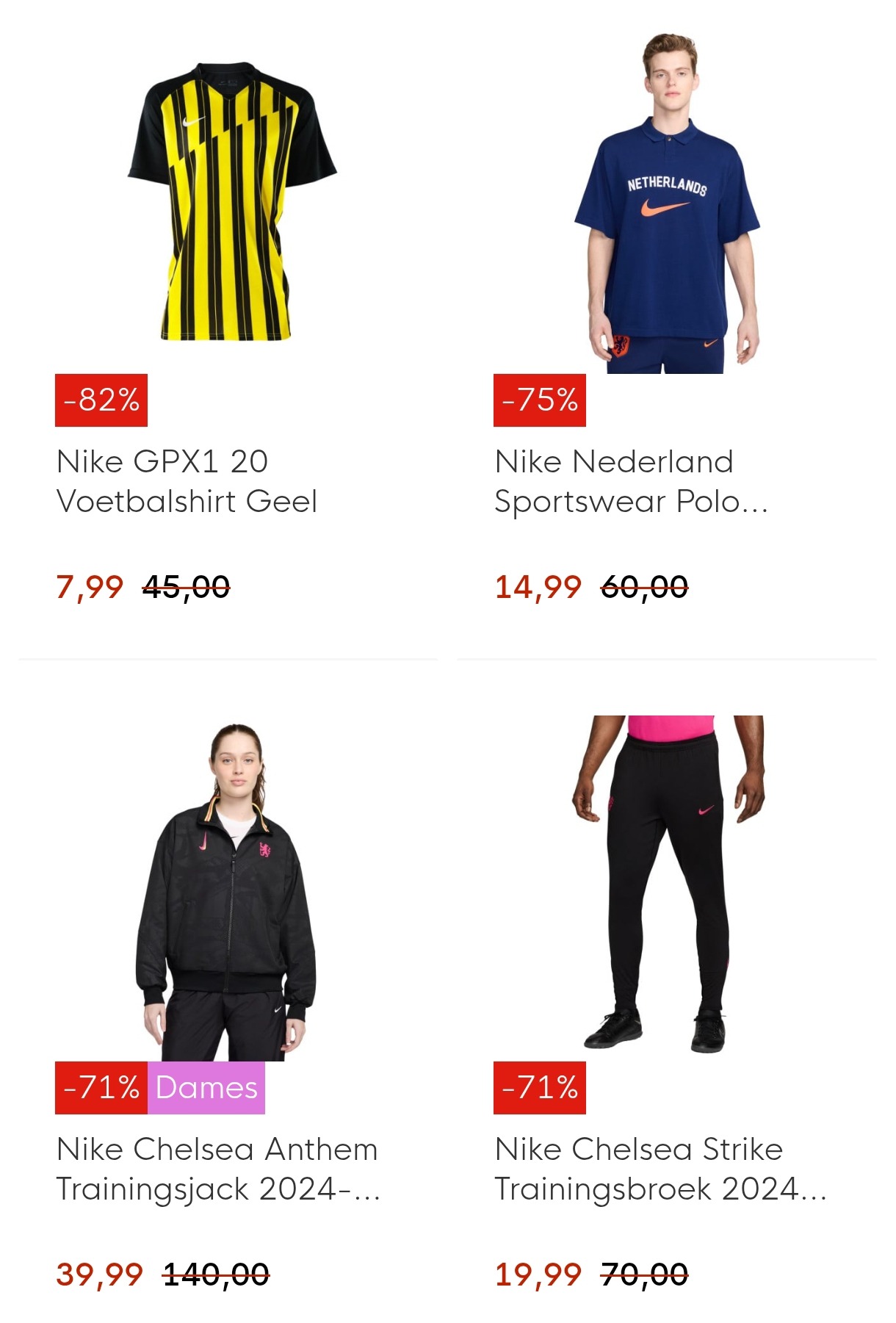 Tot 82% + 10% extra op NIKE voor het hele gezin