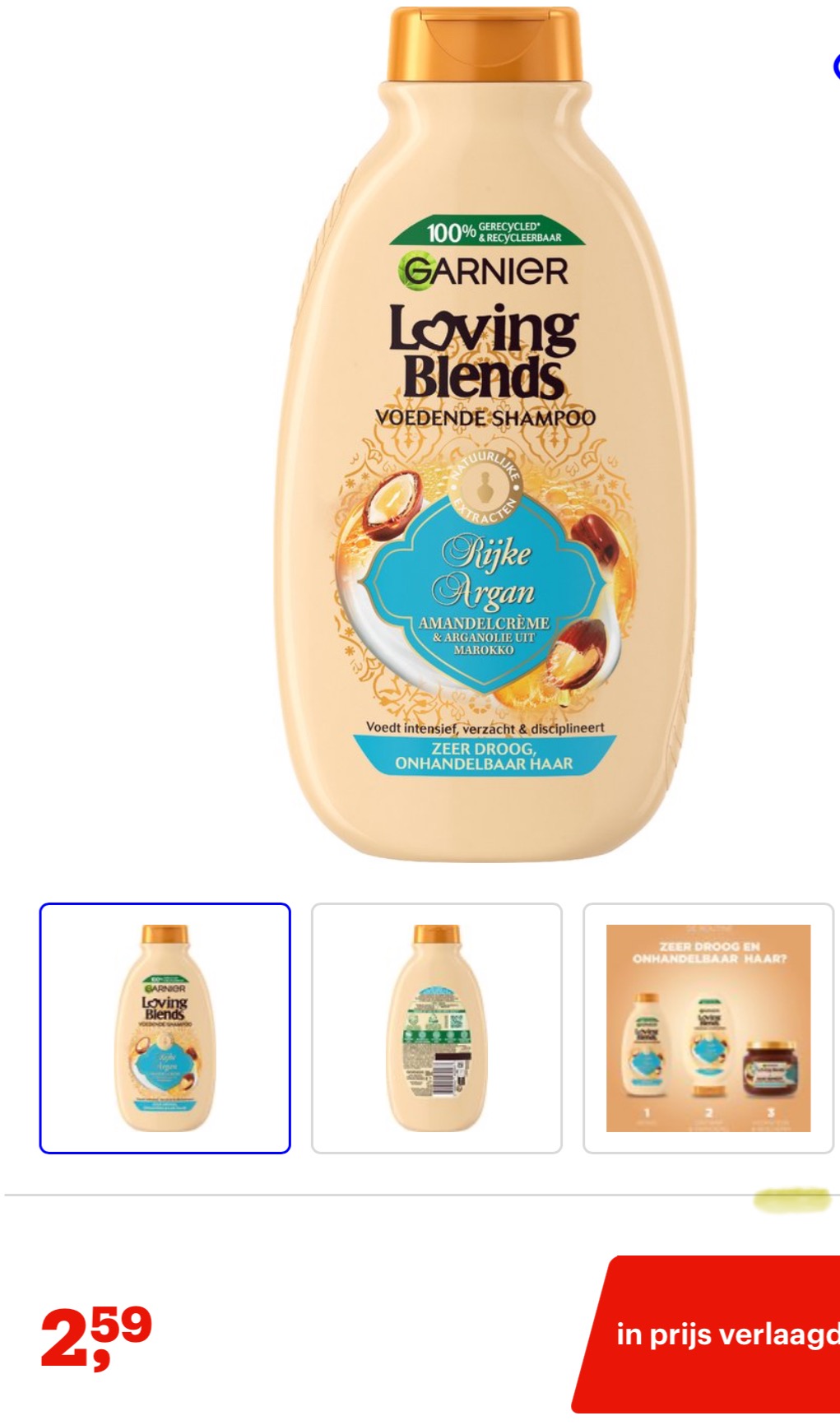 Garnier Loving Blends Shampoo