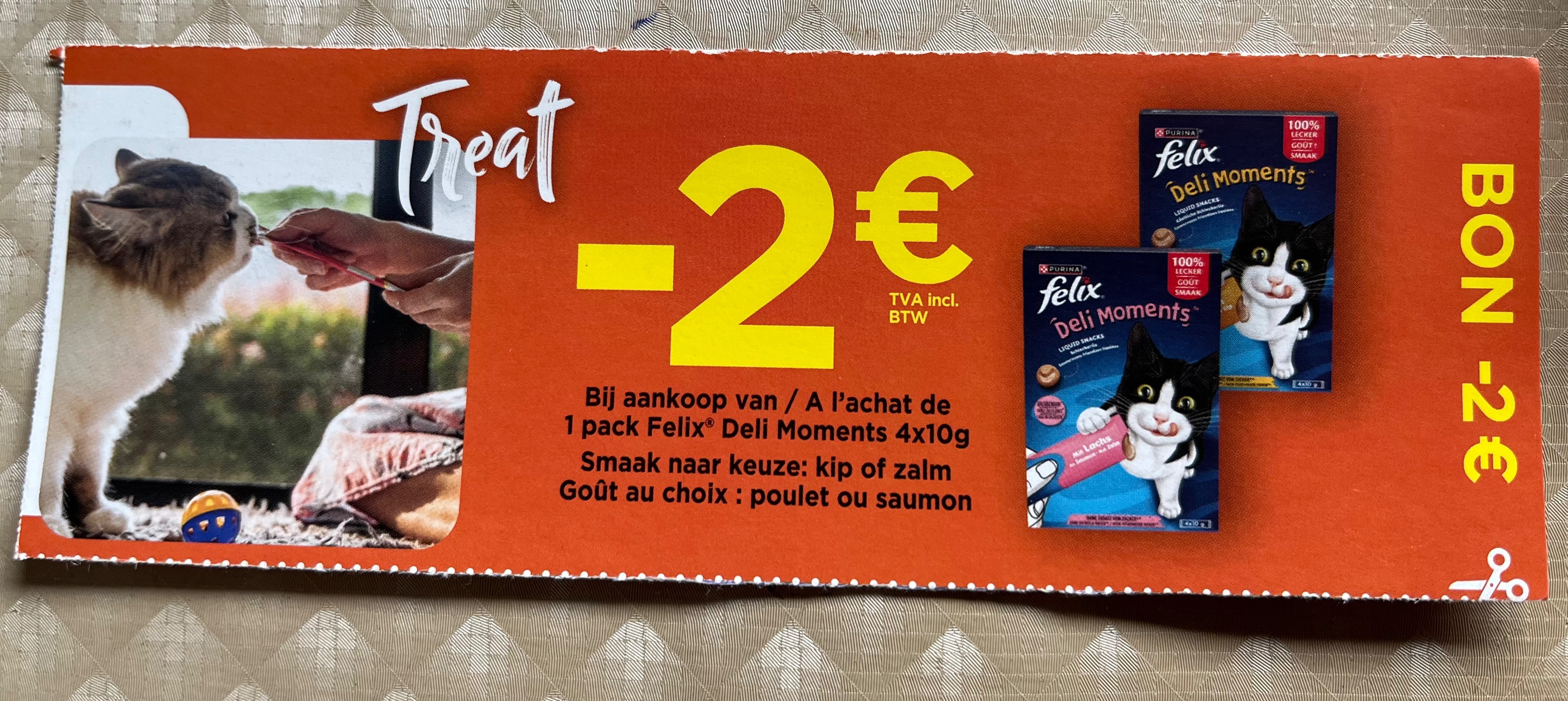 Felix deli moments met kip voor 1,61euro -50% + kortingbon