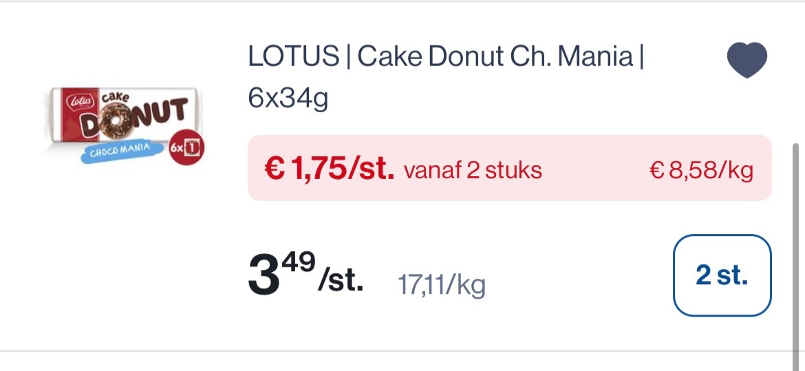 Lotus donuts cake -50%
