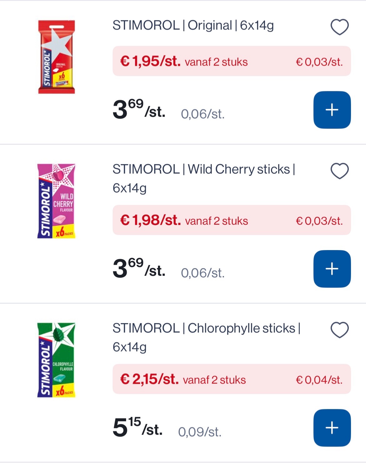 Stimorol kauwgom -50%