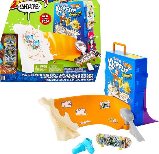 Hot Wheels Skate Tony Hawk Cereal Skate Bowl.