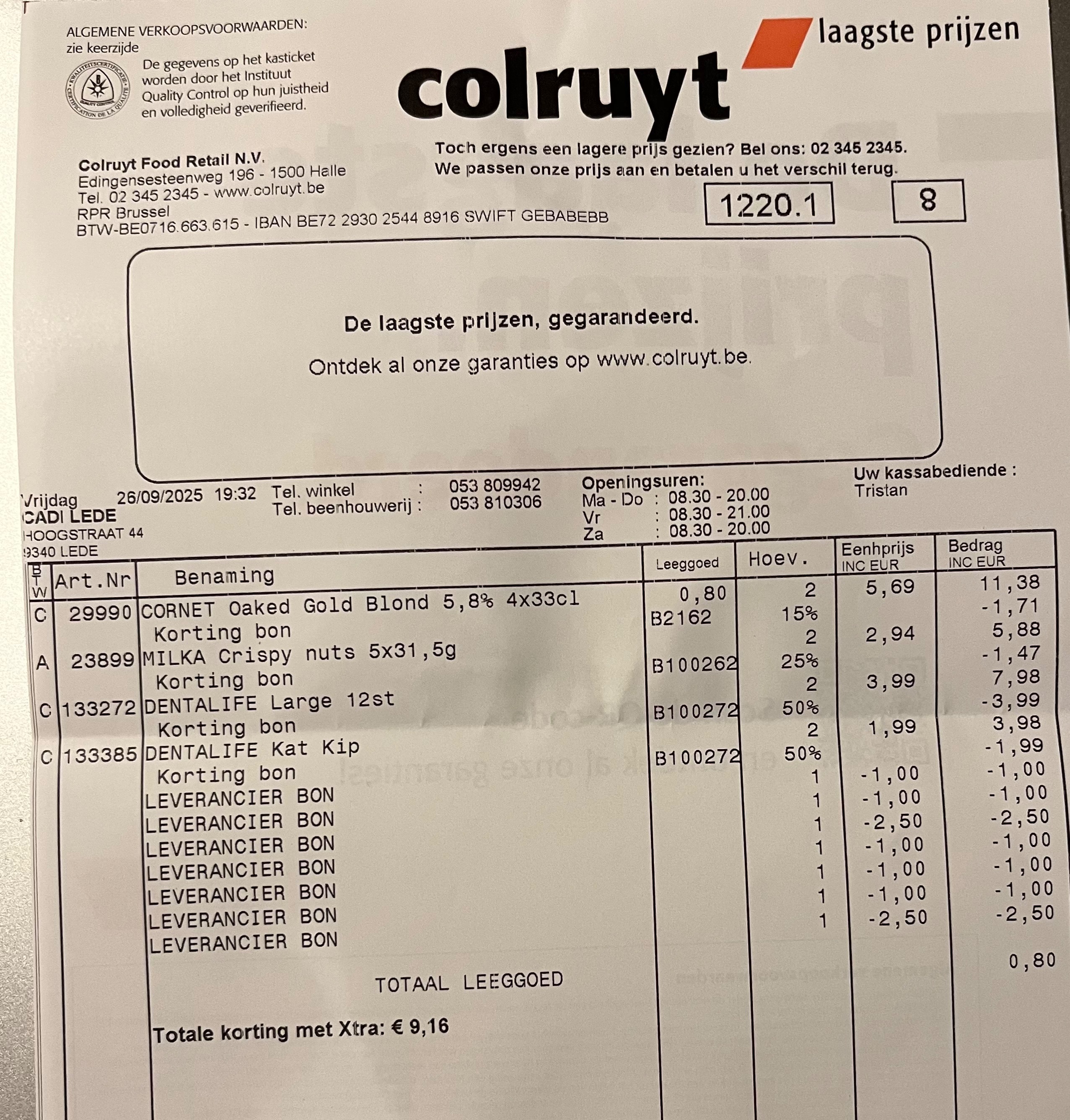 Mooie kortingen bij Colruyt o.a. dentalife