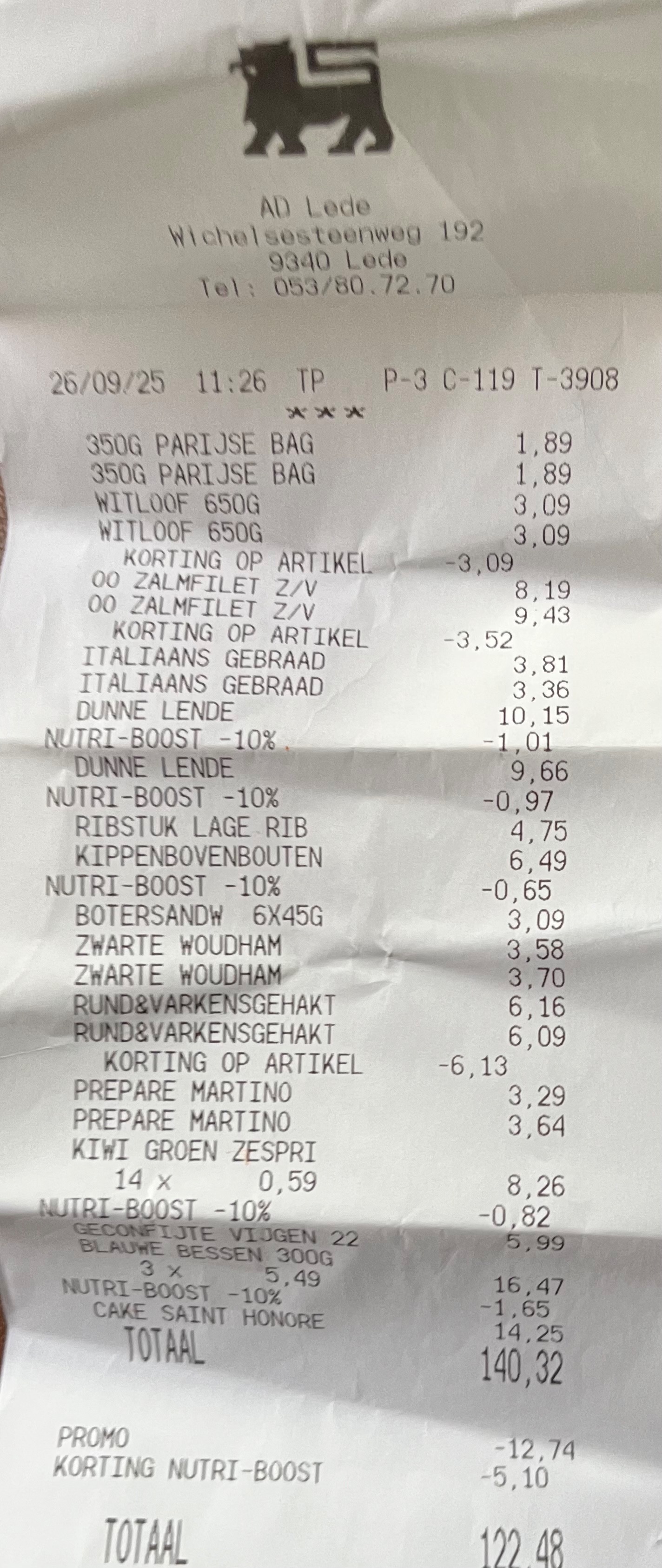 Koopjes bij Delhaize o.a gehakt,zalmfilet