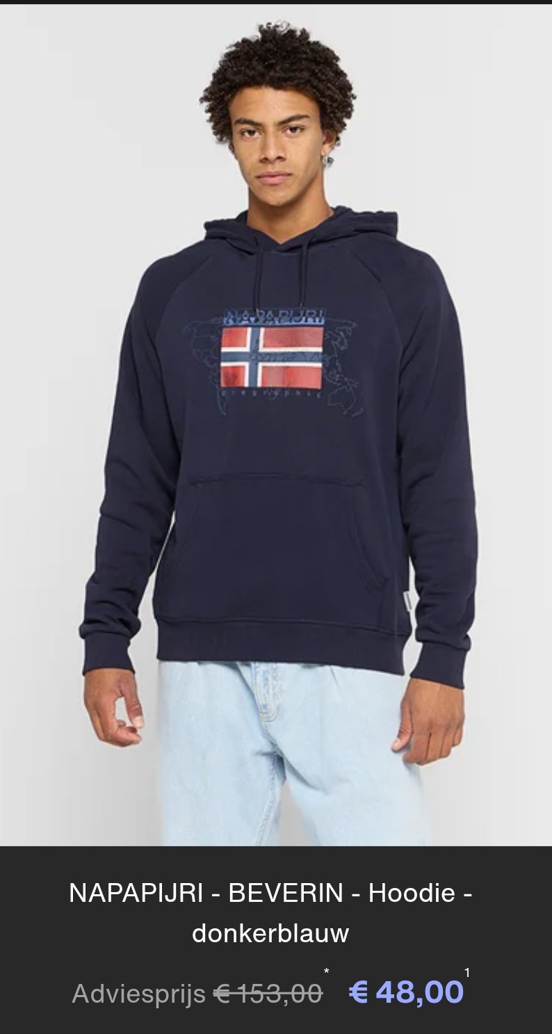 Tot 77% korting op Napapijri voor mannen en vrouwen 😍