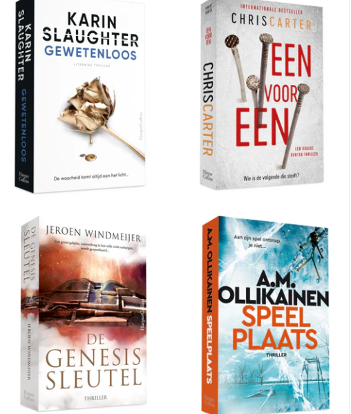 Zomerthrillers (pakket 4 boeken)