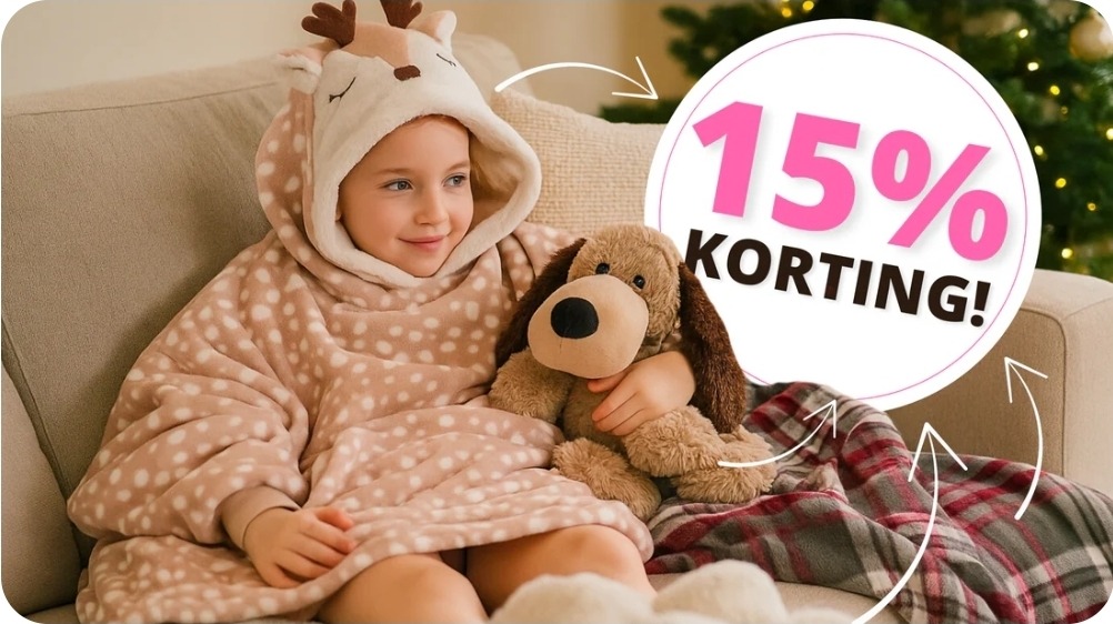 -15% op alle "Warm & Comfort" producten bij Drukke Mama's