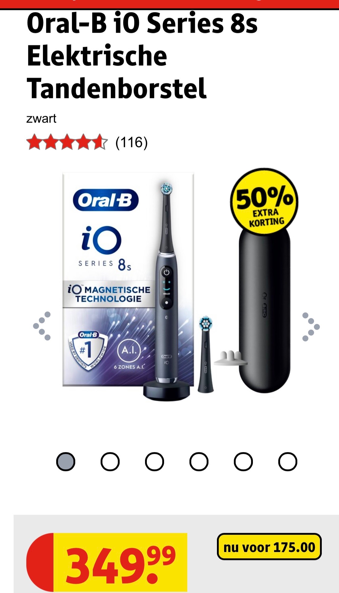 Oral B elektrische tandenborstel -50% bij Kruidvat.be