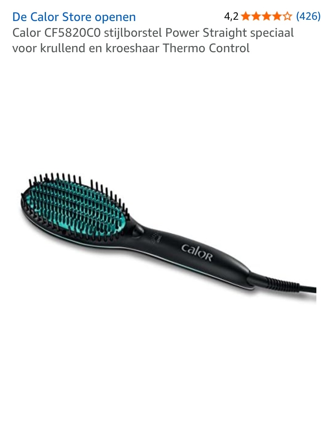 Prime Deal: Calor CF5820C0 stijlborstel Power Straight -40%