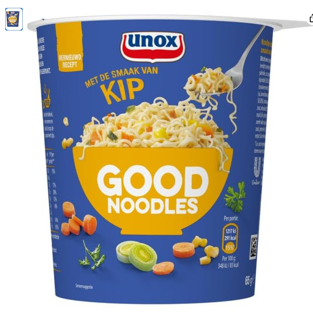 Prime deal: Unox kip 8 x 65 g