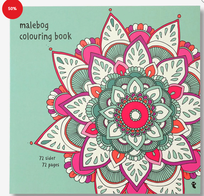 Mandala boek met 50% korting bij Flying Tiger