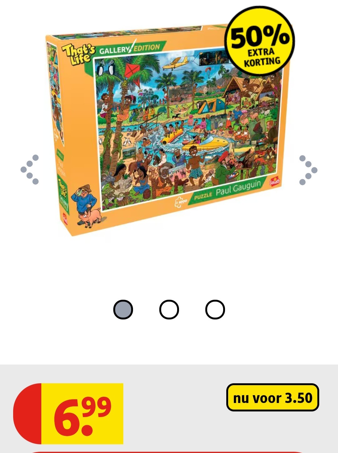 Goliath That's Life Gallery Edition Paul Gauguin Puzzel -50%