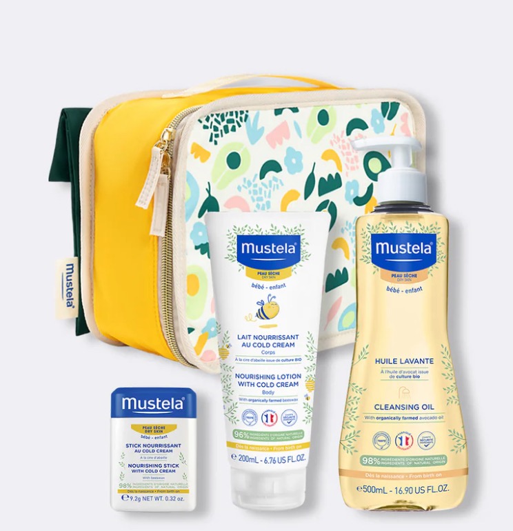 Mustela droge huid routine