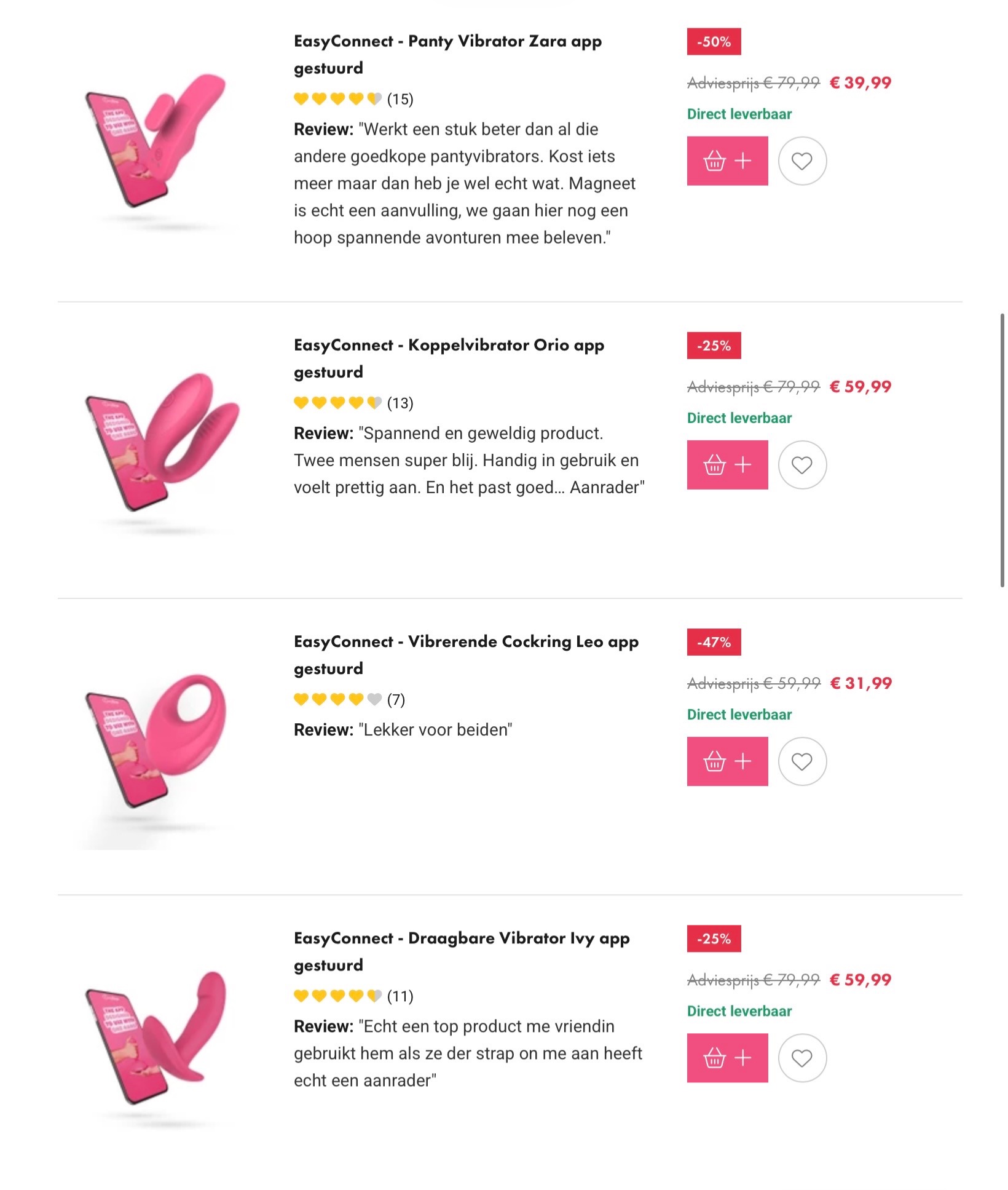 EasyConnect vibrator