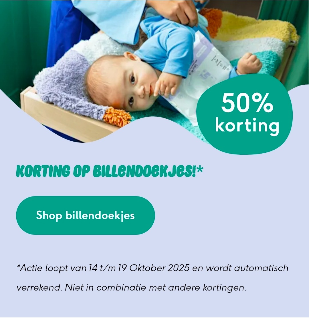 50% korting op billendoekjes bij Naïf