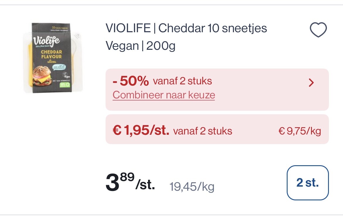 Violife producten met een mooie korting bij Collect en go