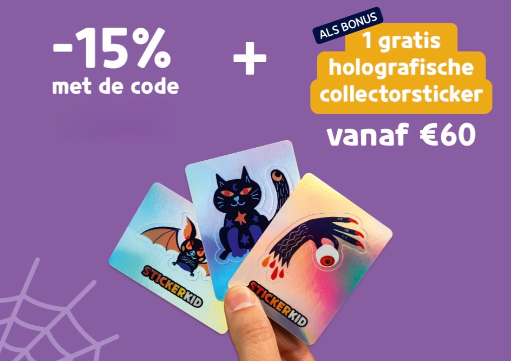 Kortingscode stickerkid