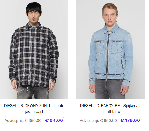 Tot 75% korting op DIESEL voor kids én volwassenen