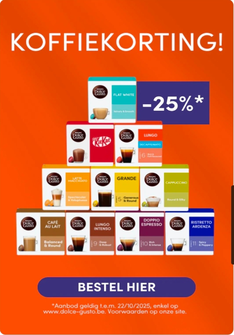 NESCAFÉ Dolce Gusto capsules -25%