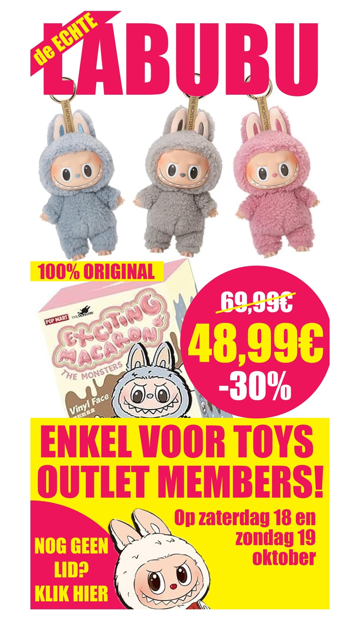 LABUBU / LEGO / PLAYMOBIL promo's