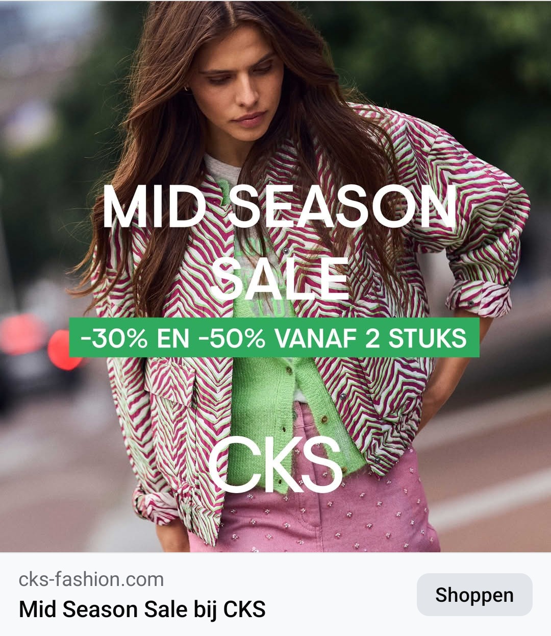 Cks tot 50% korting.