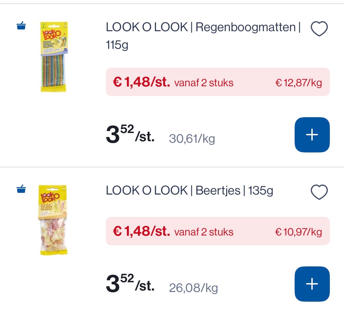 Lookolook snoepjes voor een mooi koopje