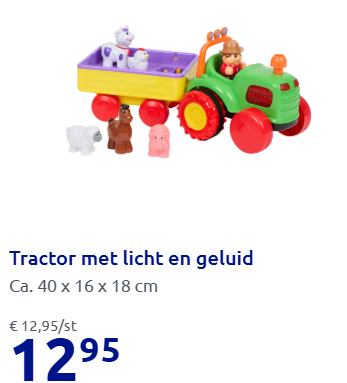 Tractor met licht en geluid goedkoop bij Action