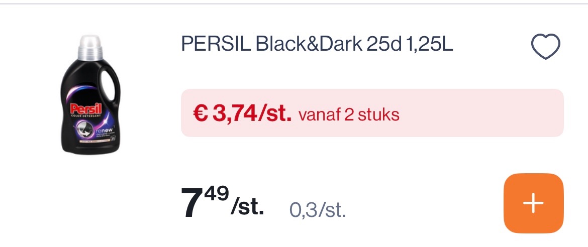 Persil black&dark 25 d -50%