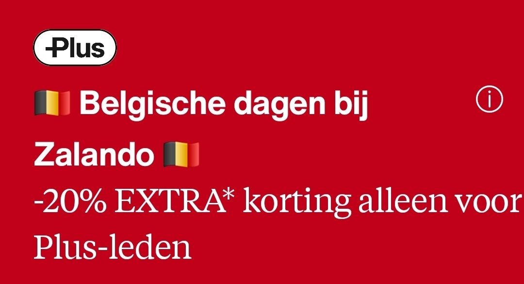 20% extra korting bij Zalando