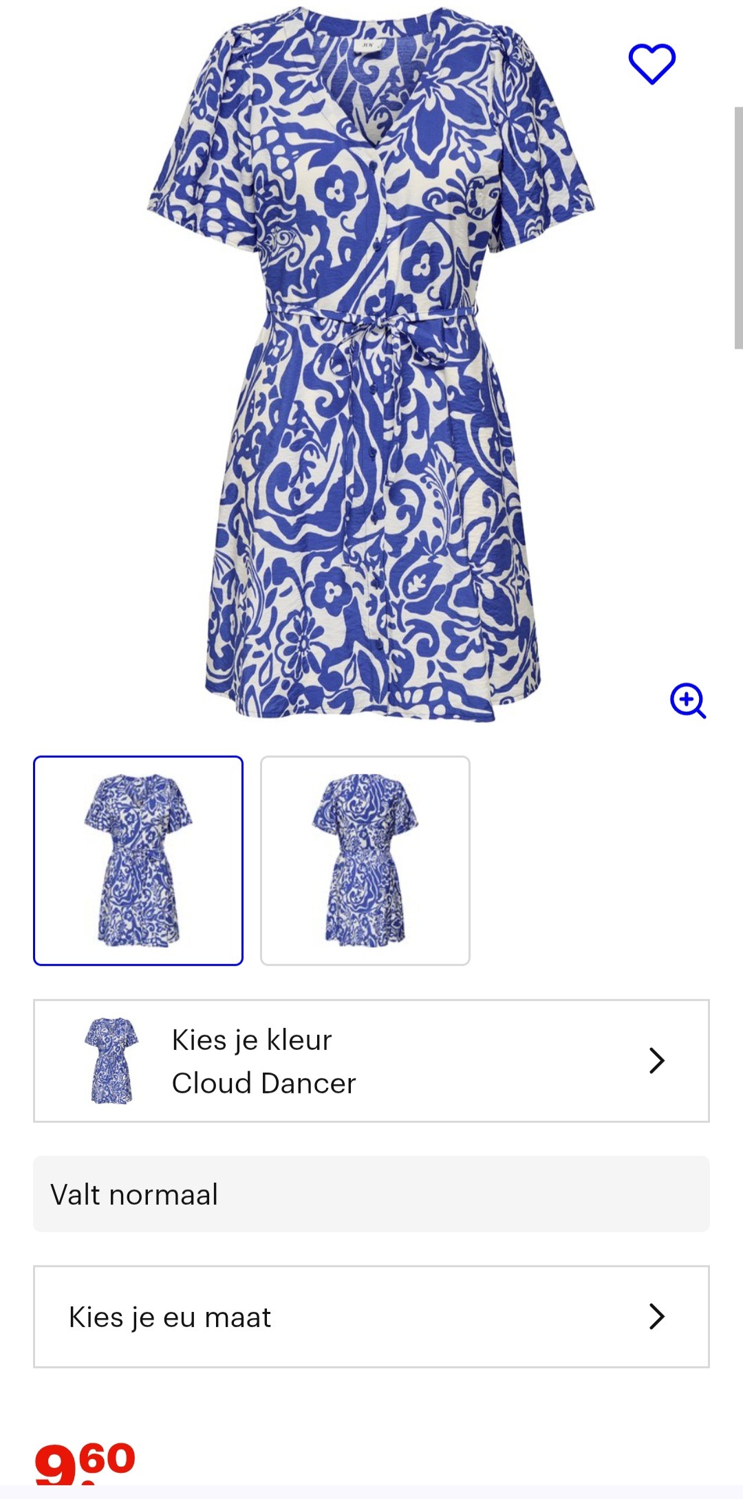 Jdy mini jurk maat S -68%