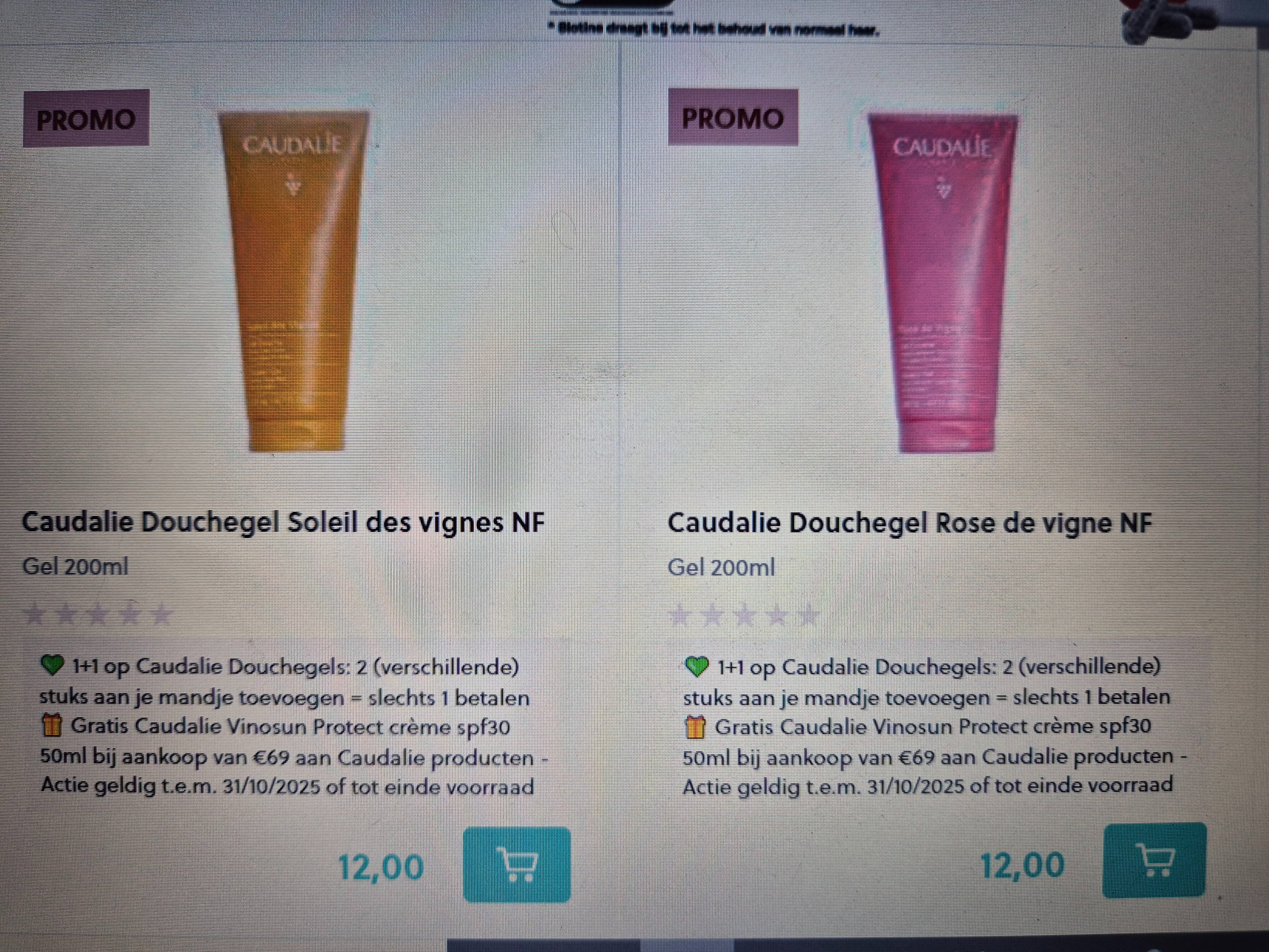 1+1 Caudalie douchegel