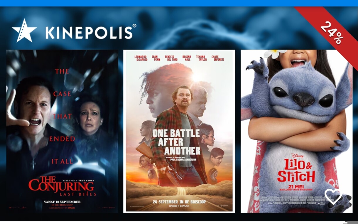 Kinepolis ticket 10,80€