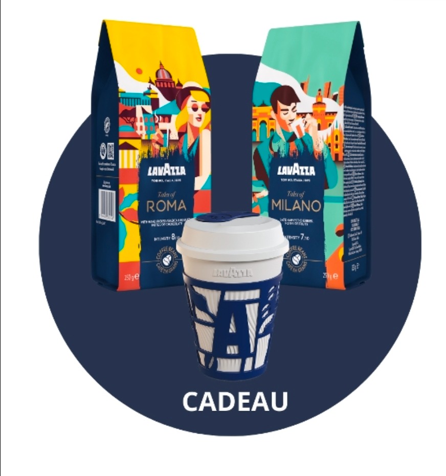 Gratis Lavazza koffiepakket bij aankoop Smeg koffietoestel