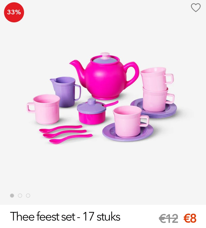 Speelgoed theeservies -33% bij Flying Tiger