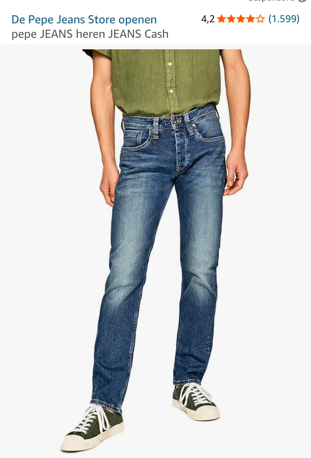 Pepe Jeans heren jeans Cash maat 29W/32L