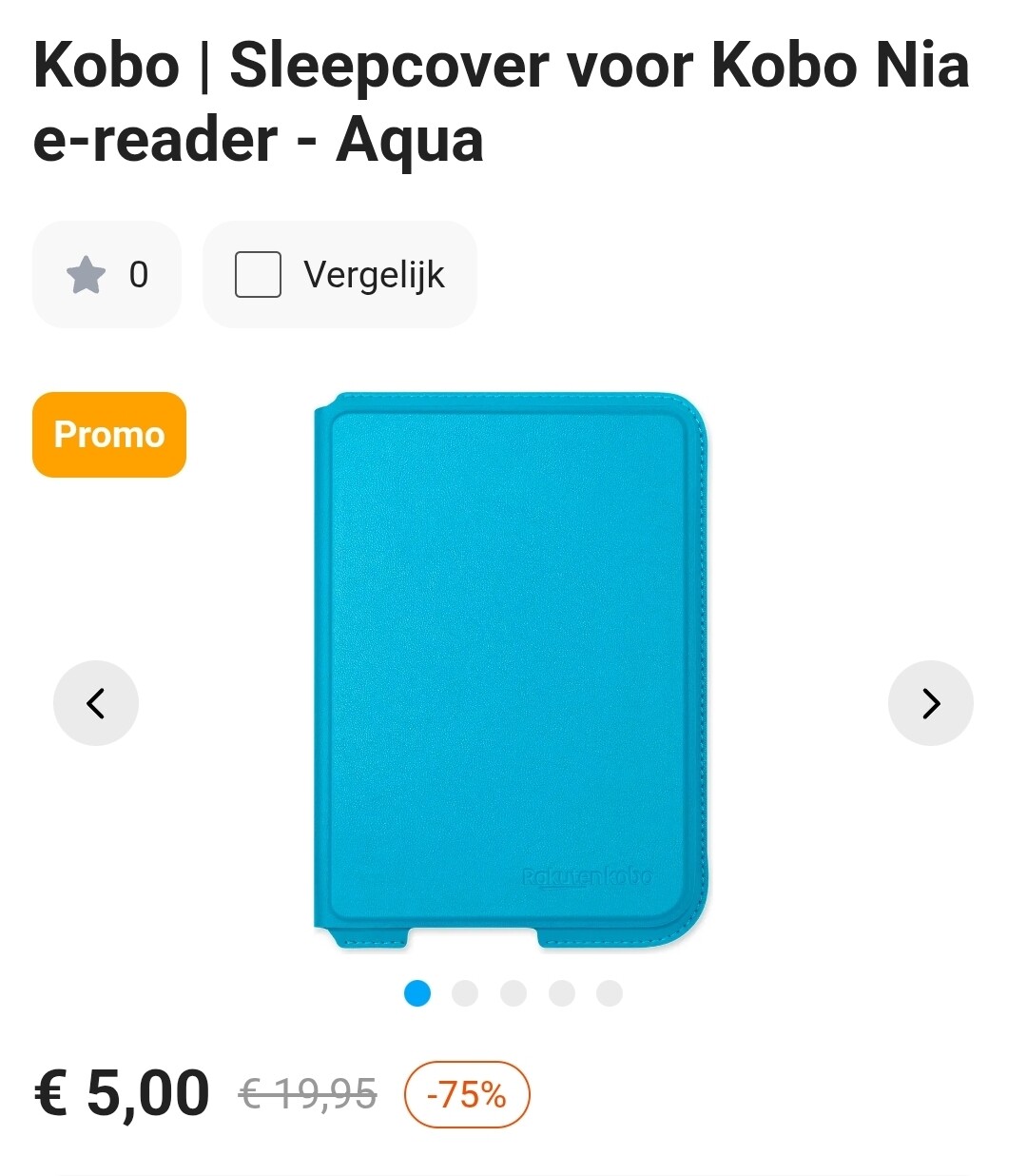 Kobo Nia cover -75%