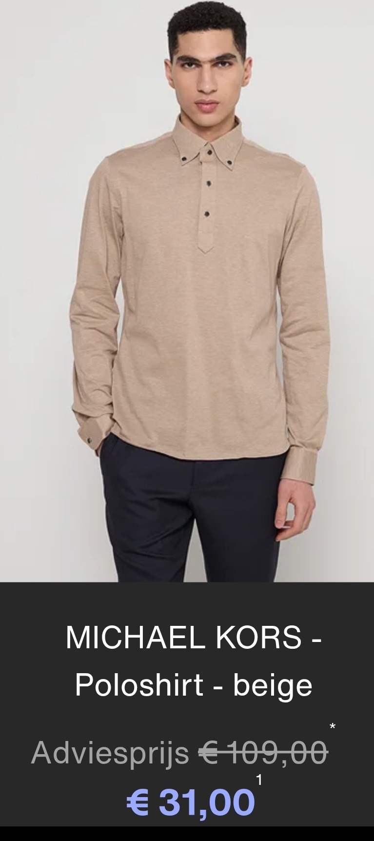 Michael Kors hemd aan 71% korting