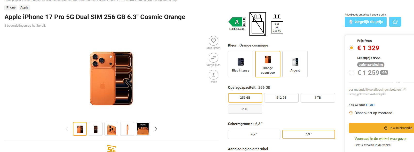 Tot €130 korting op iPhone bij Fnac