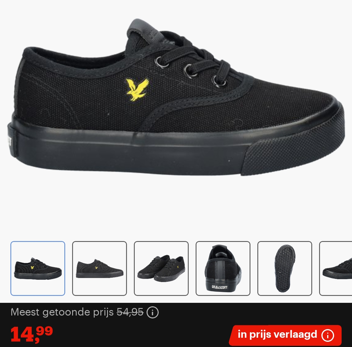 Kinder sneakers Lyle & Scott aan 14,99€