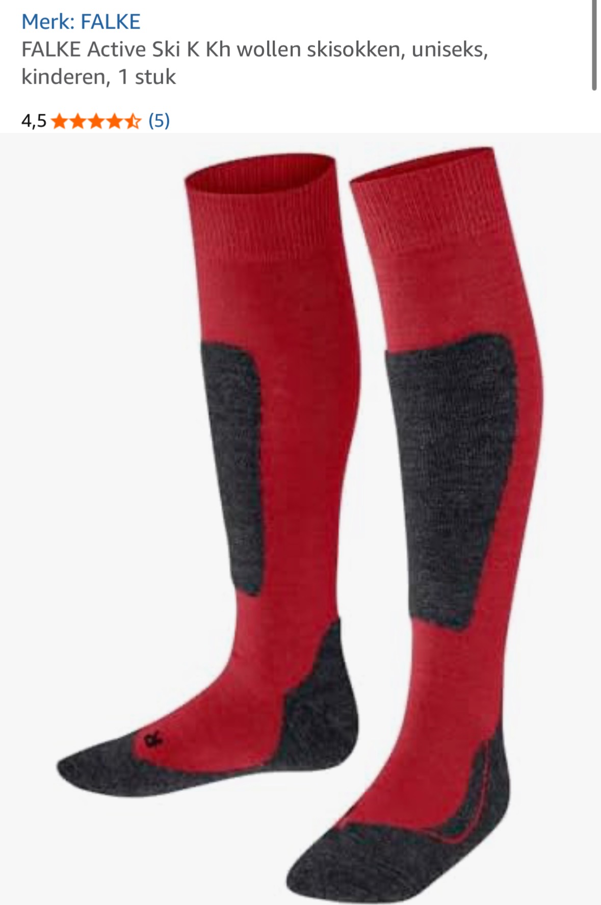 Falke kinder skisokken